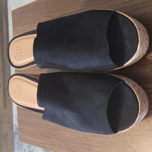 Target: a new day black sandals